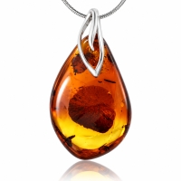 Dije de Ámbar Natural con Plata .925
