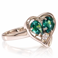 Precioso Anillo de Plata con Alejandrita