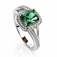 Anillo de Plata Con Alejandrita