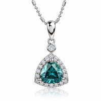 Hermoso Dije de Plata Con Alejandrita Cambia de Color