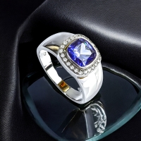 Anillo de Caballero con Tanzanita