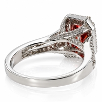 Hermoso Anillo de Plata de Ley .925 con Ópalo de Fuego