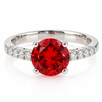 Anillo de Plata .925 con Ópalo de Fuego