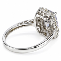 Anillo de Plata Fina 925 con Topacio Místico
