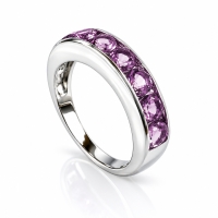 Churumbela Anillo de Plata de Ley con Alejandrita
