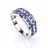 Anillo de Plata de Ley con Alejandrita Churumbela