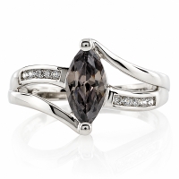 Anillo de Alejandrita Bicolor en Plata de Ley