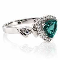 Anillo en Plata de Ley .925 con Alejandrita Bicolor