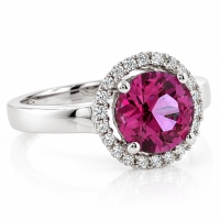 Hermoso Anillo de Plata .925 con Alejandrita Azul/Morado