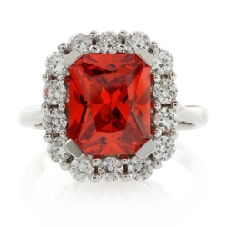 Anillo de Opalo Rojo en Plata de Ley .925