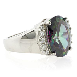 Sterling Silver Mystic Topaz Ring