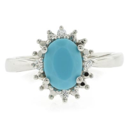 Anillo de Plata .925 con Turquesa