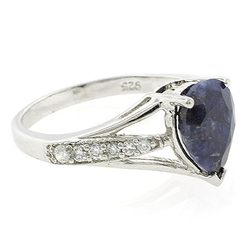 Genuine Sapphire .925 Silver Ring