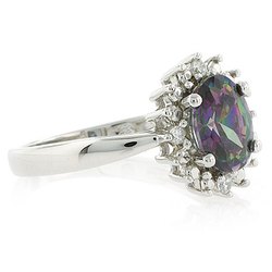 Fire Mystic Topaz Ring