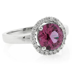 Alexandrite Ring Changing Color Stone