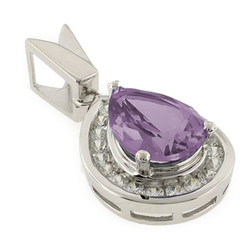 Dije de Plata .925 con Alejandrita Bicolor