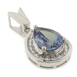 Dije de Plata .925 con Alejandrita Bicolor