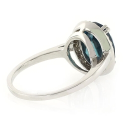 Elegante Anillo de Alejandrita Con Plata 925