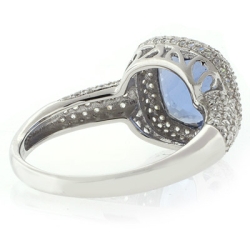 Anillo de Plata de Ley con una Gema de Alejandrita