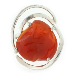 Anillo Genuina de Opalo Mexicano de Fuego