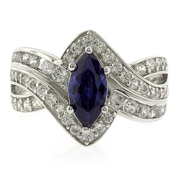 Marquise Cut Tanzanite Ring