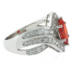 Anillo de Plata .925 con Ópalo Cereza