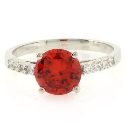 Anillo de Plata .925 con Ópalo de Fuego