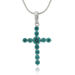 Alexandrite Color Changing Cross Pendant