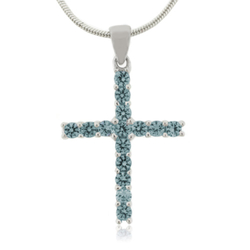 Alexandrite Color Changing Cross Pendant