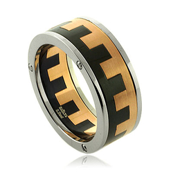 Havana Stainless Steel Men's Ring