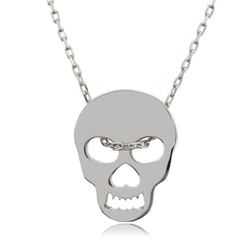 Dije de Calavera en Plata de Ley .925