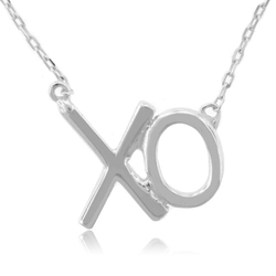 Sterling Silver .925 XO Necklace