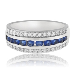 Anillo de Tanzanita en Plata Fina .925