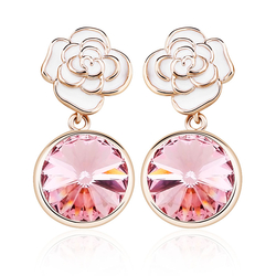 Divine Earrings with 18K Rose Gold