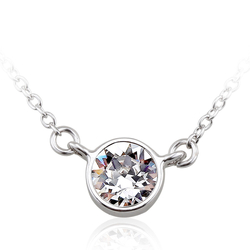 Swarovski White Crystal Necklace