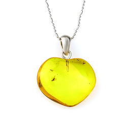 Genuine Amber Mosquito Pendant