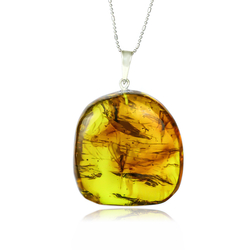 Genuine Amber Pendant From Mexico