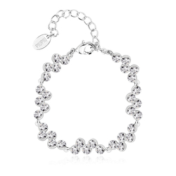 High Quality White Swarovski Crystal Bracelet