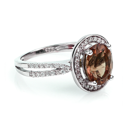 Oval Cut Zultanite Sterling Silver Ring