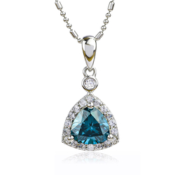 Alexandrite Pendant Necklace 925 Silver