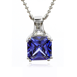 Tanzanite Pendant With Silver