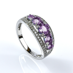 Sterling Silver Alexandrite Ring