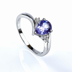 Anillo de Alejandrita en Plata .925