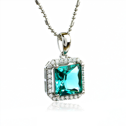 Dije de Paraiba con Plata