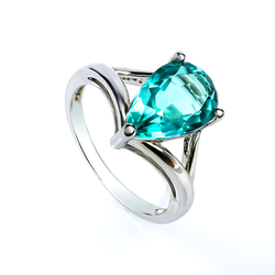 Anillo de Paraiba en Corte de Pera