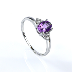 Amethyst .925 Silver Ring