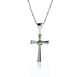 Cruz de Zultanita Plata 925