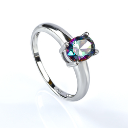 Anillo de Mystic Topaz En Plata