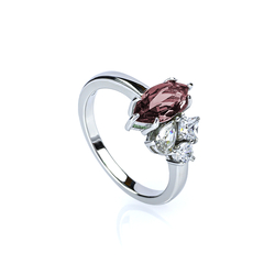 Marquise Cut Zultanite Sterling Silver Ring