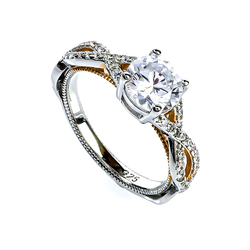 9 mm Solitaire .925 Sterling Silver Ring